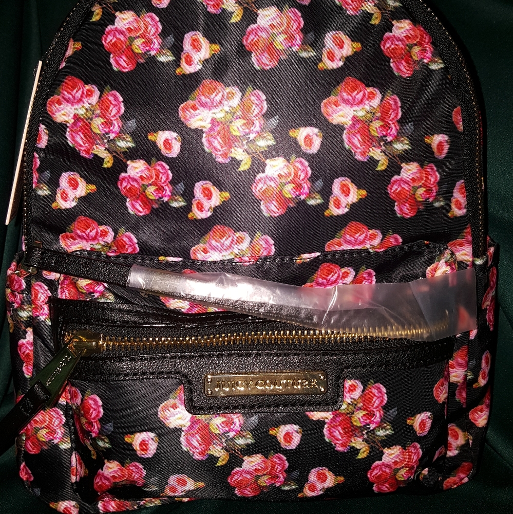 Juicy Couture Varsity Blooms Mini Backpack